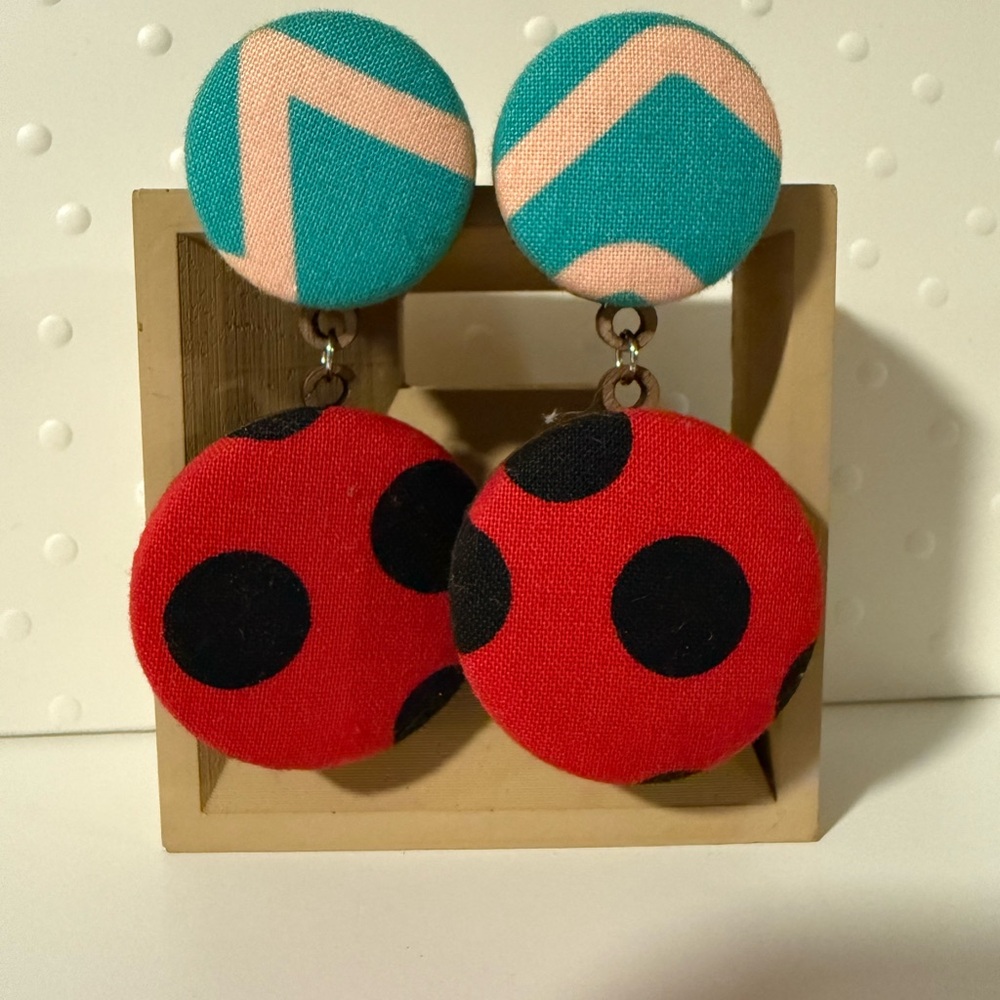 ARTISANAL EARRINGS MADE IN PUERTO RICO Colorful Earrings